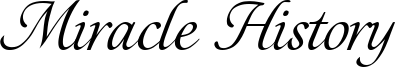 Miracle History Font