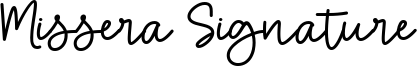 Missera Signature Font