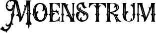 Moenstrum Font