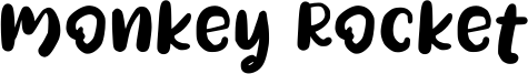 Monkey Rocket Font