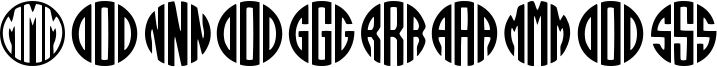 Monogramos Font