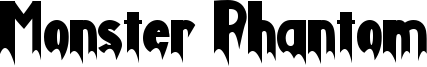 Monster Phantom Font