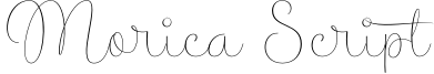 Morica Script Font