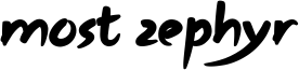 Most Zephyr Font