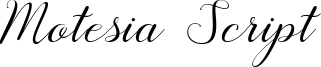Motesia Script Font