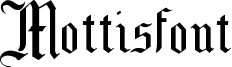 Mottisfont Font