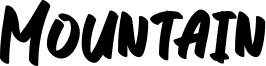 Mountain Font