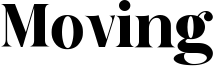 Moving Font
