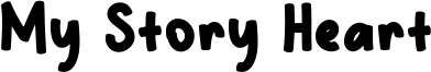 My Story Heart Font