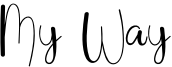 My Way Font