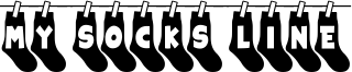 My Socks Line Font