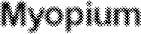 Myopium Font