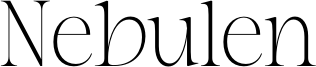 Nebulen Font