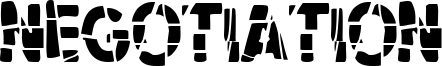 Negotiation Font