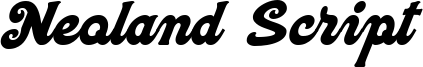 Neoland Script Font