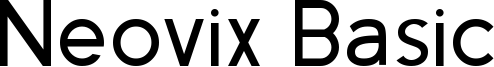 Neovix Basic Font