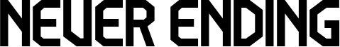 Never Ending Font