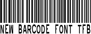 New Barcode Font TFB Font