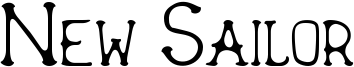 New Sailor Font