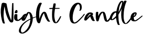 Night Candle Font