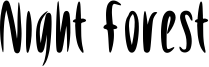 Night Forest Font