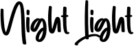 Night Light Font