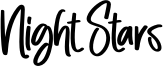 Night Stars Font