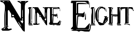 Nine Eight Font