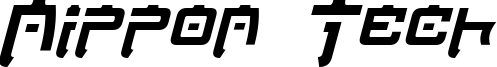 Nippon Tech Condensed Bold Italic.otf