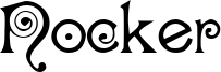 Nocker Font