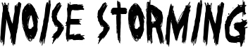 Noise Storming Font