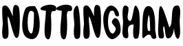 Nottingham Font