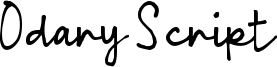 Odary Script Font