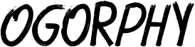 Ogorphy Font