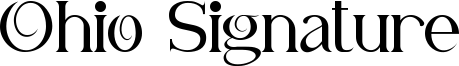 Ohio Signature Font