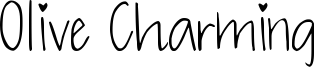 Olive Charming Font