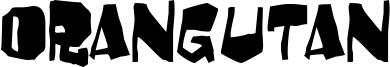 Orangutan Font