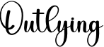 Outlying Font