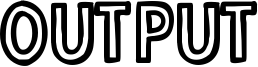 Output Font