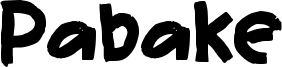 Pabake Font