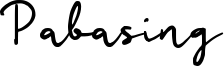 Pabasing Font