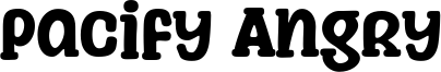 Pacify Angry Font