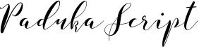 Paduka Script Font