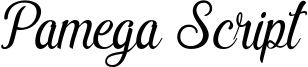 Pamega Script Font