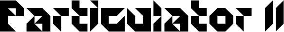 Particulator II Font