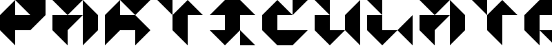 Particulator III Font