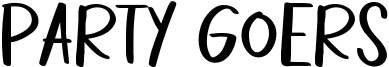 Party Goers Font