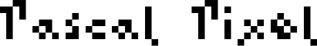 Pascal Pixel Font