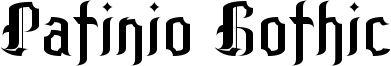 Patinio Gothic Font
