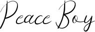 Peace Boy Font